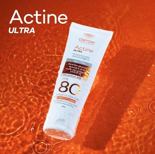 Actine Darrow – Protetor Solar Ultra FPS80 – Cor Universal, Cor: Branco