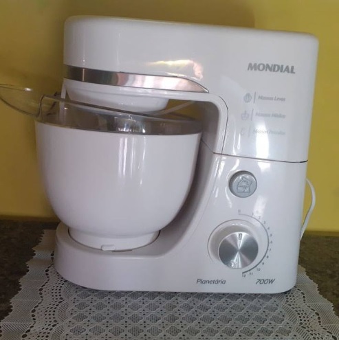 Batedeira Planetária, Mondial, Branco, 700W, 110V – BP-03-W