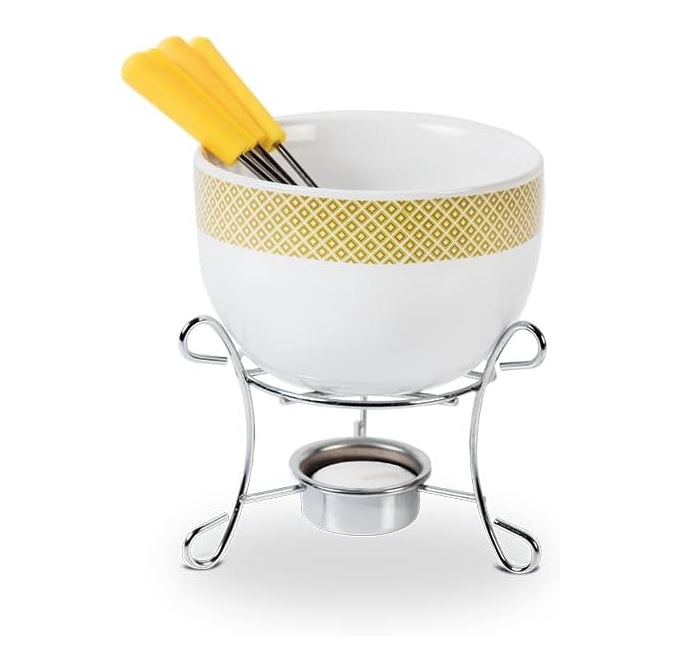 CONJUNTO P/FONDUE 7PCS-AM BRINOX