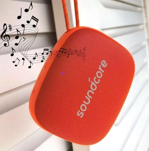 Caixa de Som Bluetooth Anker SC Icon Mini, Laranja