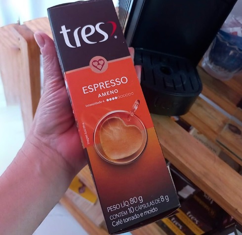 Cápsula de Café Espresso Atento TRES 3 Corações