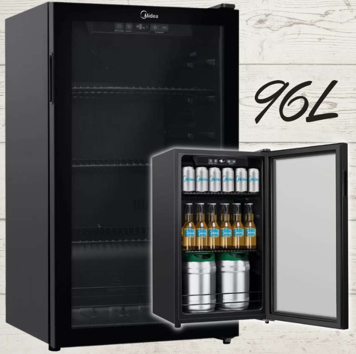 Cevejeira, Flex, 96L, Preto, 220v, Midea