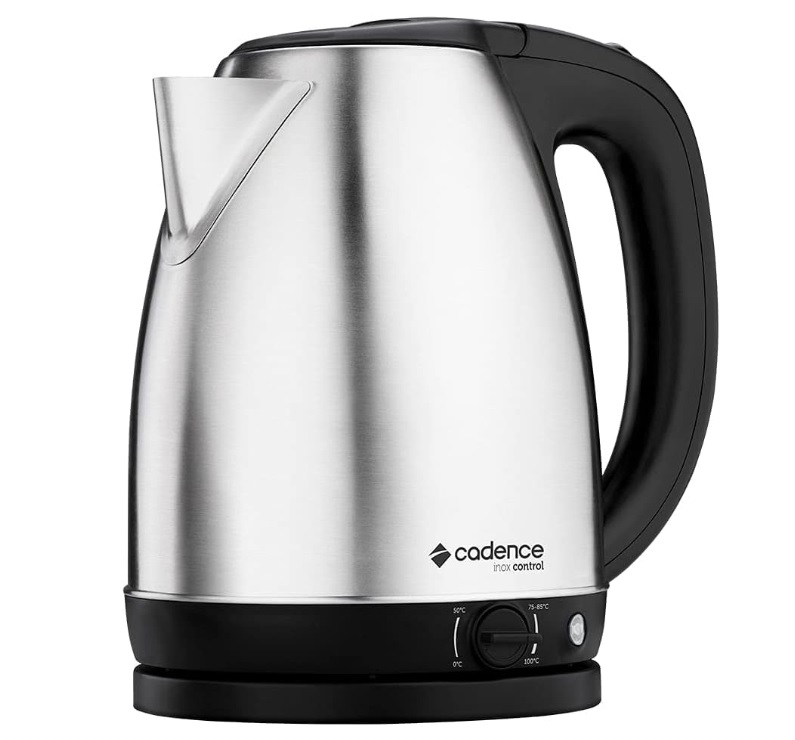Chaleira Elétrica Cadence Inox Control 1,8L, 110V, CEL850