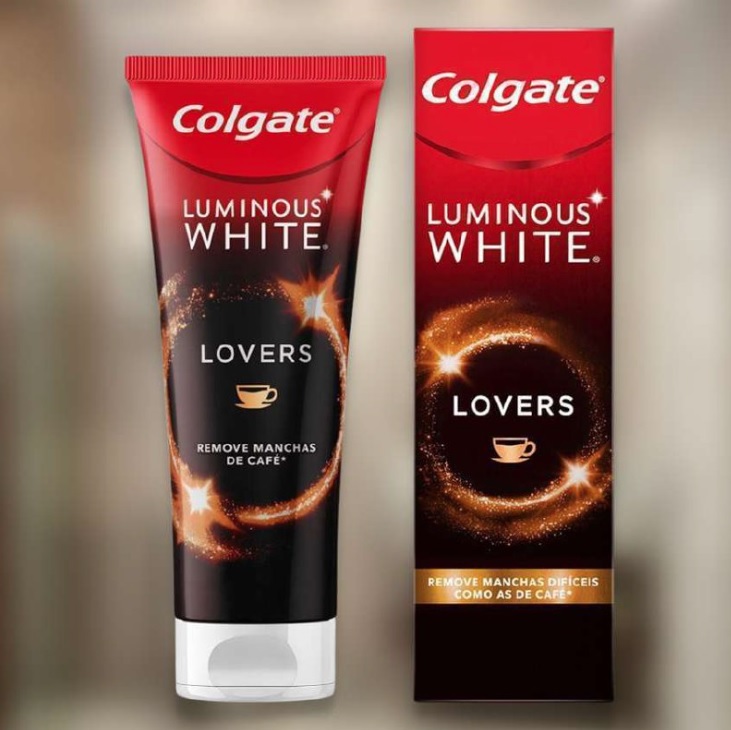 Creme Dental Clareador Colgate Luminous White Lovers Manchas de Café 70g