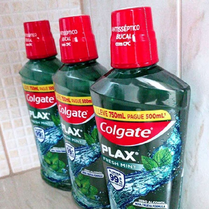 Colgate Plax – Enxaguante Bucal, Fresh Mint, 750mL