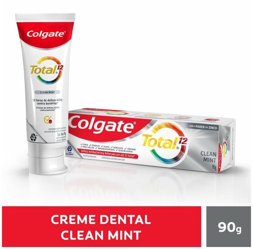 Creme Dental Colgate Total 12 Clean Mint 90g unidade