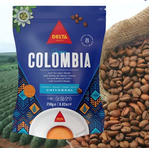 Delta Q Café Torrado e Moído Colômbia 250g