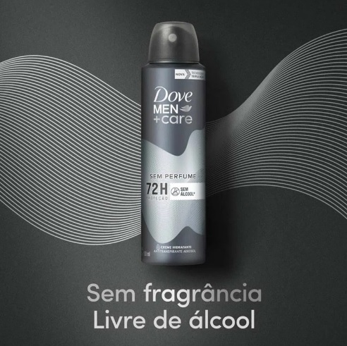 Desodorante Antitranspirante Aerosol Dove Sem Perfume 150ml, Branco