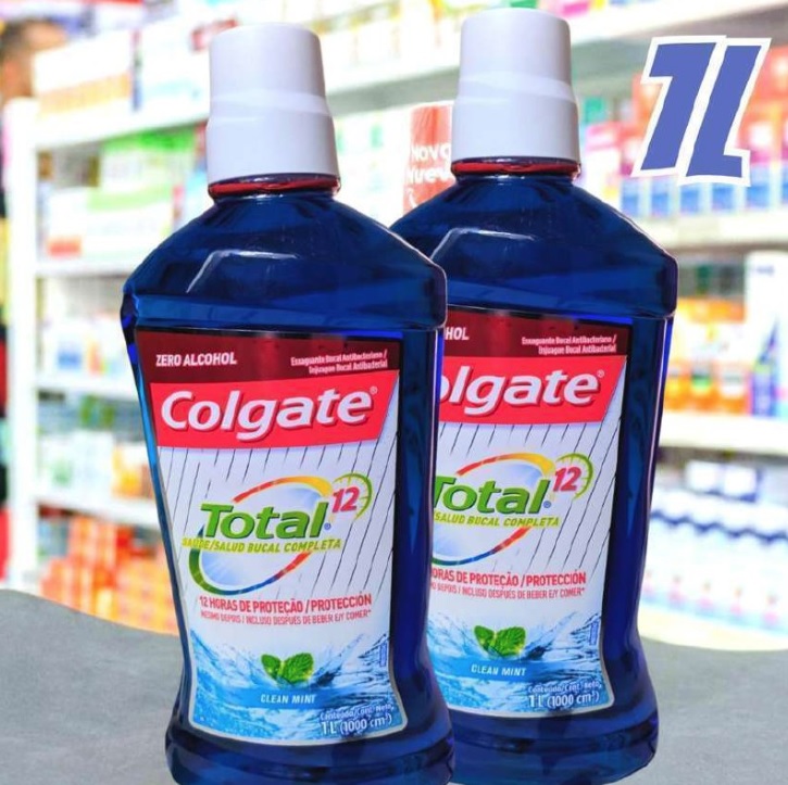 Enxaguante Bucal Colgate Total 12 Clean Mint 1000ml