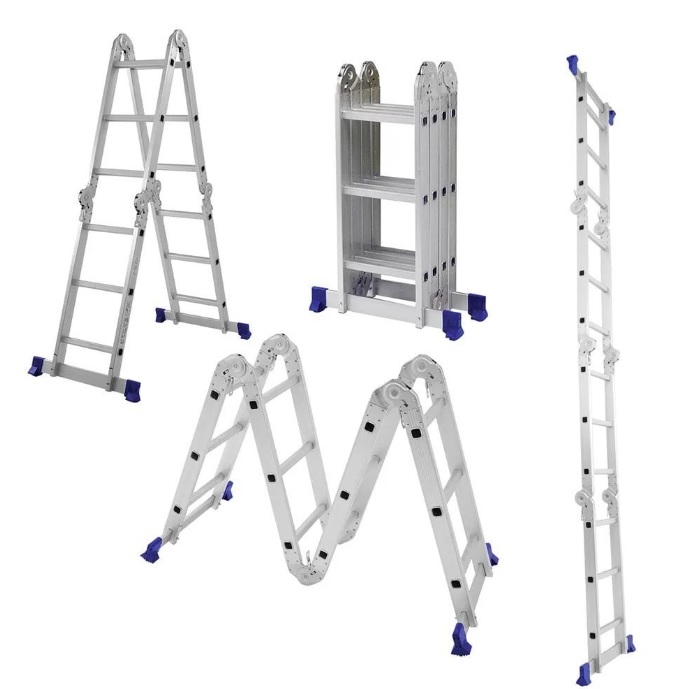 Escada Articulada Vix 12 Degraus Alumínio