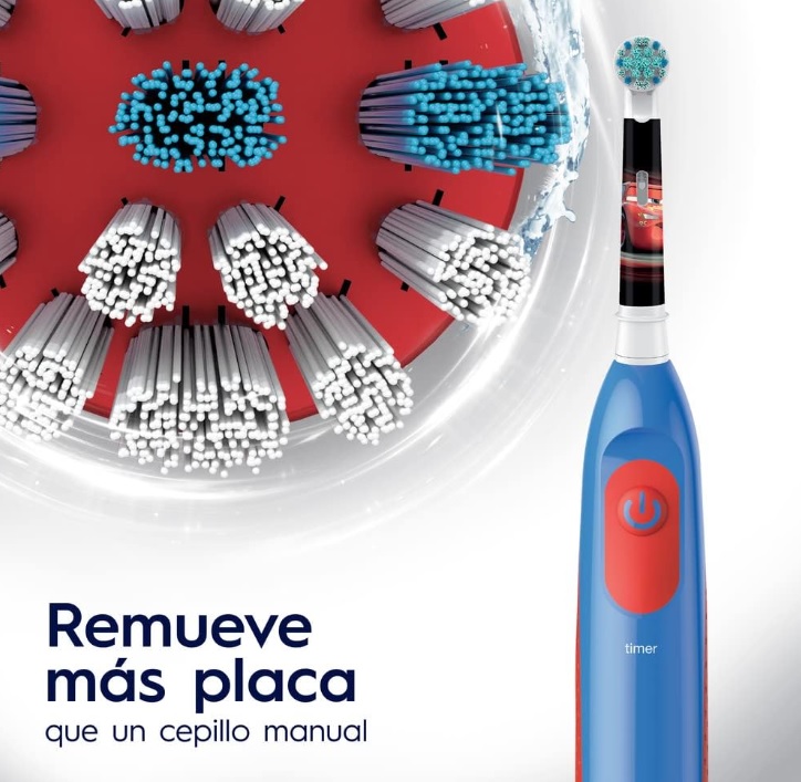 Escova Dental Oral-B Disney Pixar Carros + 2 Pilhas AA