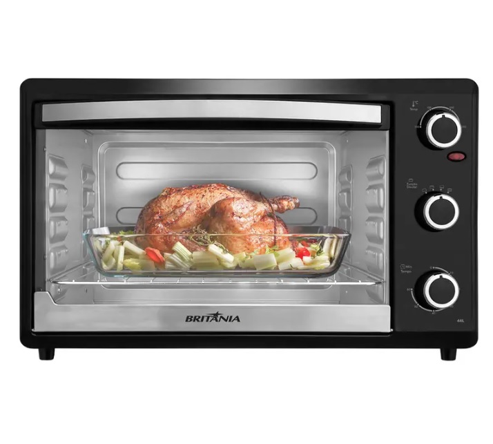 Forno Elétrico de Bancada Britânia com Timer 44L – Preto BFE44P