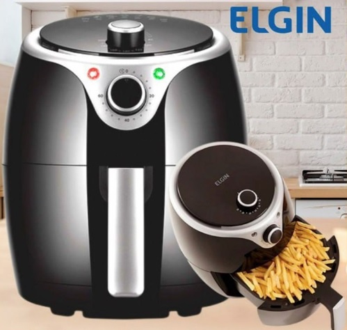 Fritadeira Elétrica Sem Óleo Elgin 3.5L, com Temporizador e Revestimento Antiaderente, 1240W, 110V – 42AFR1001000