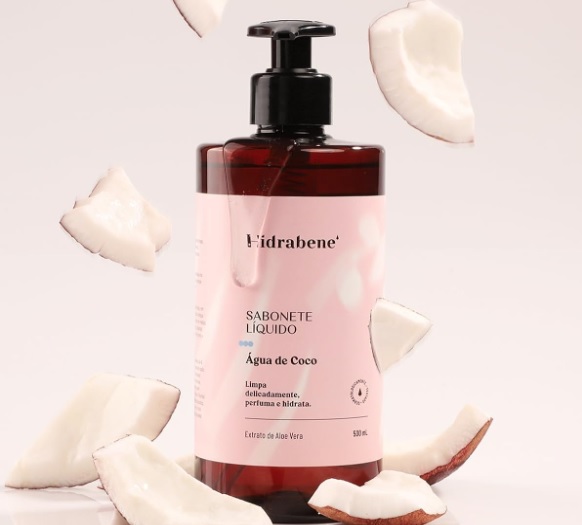 Hidrabene Sabonete Líquido Água de Coco – 250 ml
