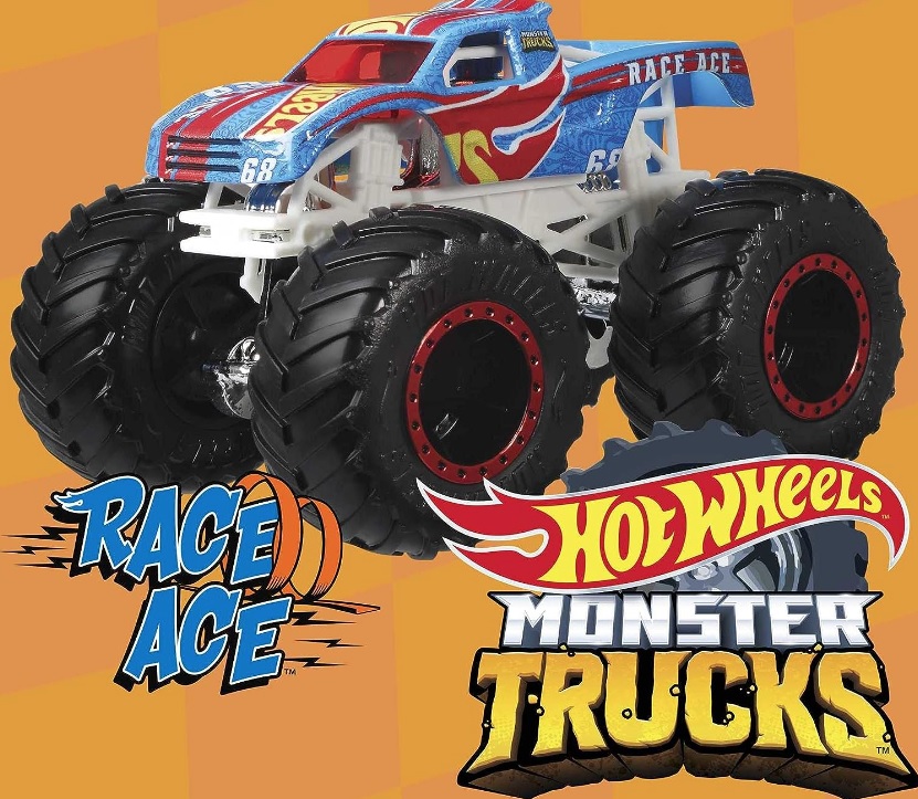 Hot Wheels Monster Trucks 1:64 Asst. – APENAS 1 (UMA) UNIDADE – NÃO É POSSÍVEL ESCOLHER, Multi