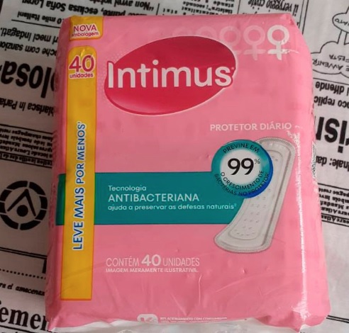 Intimus Protetor Diário Days Antibacteriana, 40 Unidades