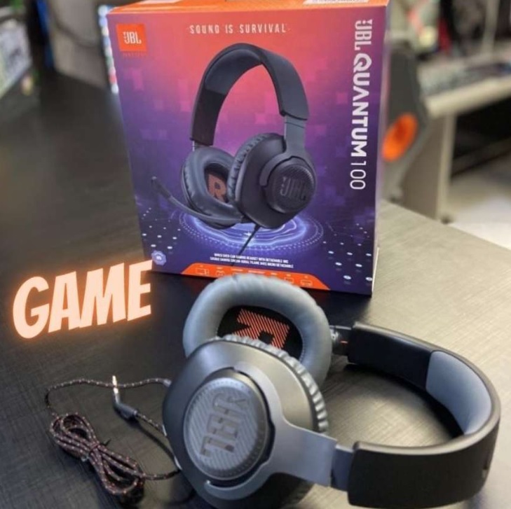 JBL, Headset Gamer, Quantum 100 – Preto