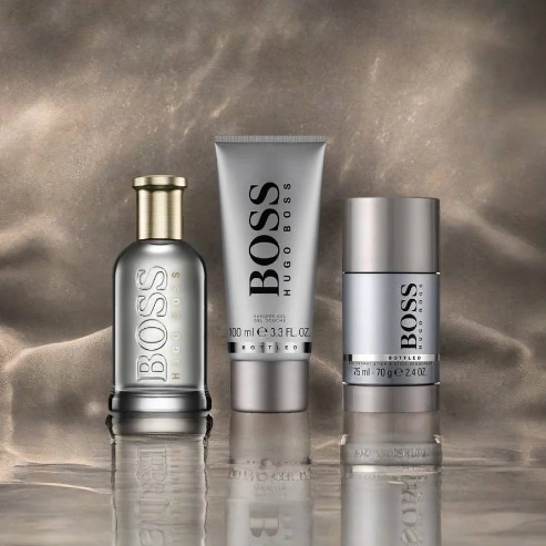 KIT BOSS BOTTLD EDT100ML+SG100+DS75 SP23
