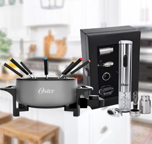 Kit Inspire Panela Elétrica de Fondue Oster Cinza – 220V