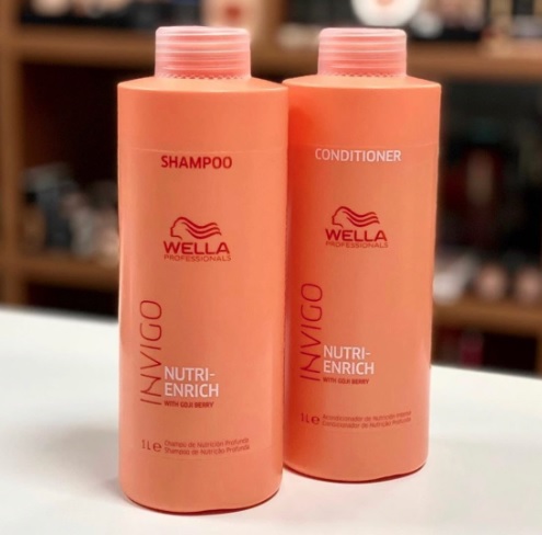 Kit Invigo Nutri Enrich Shampoo e Condicionador 1L – Wella Professionals