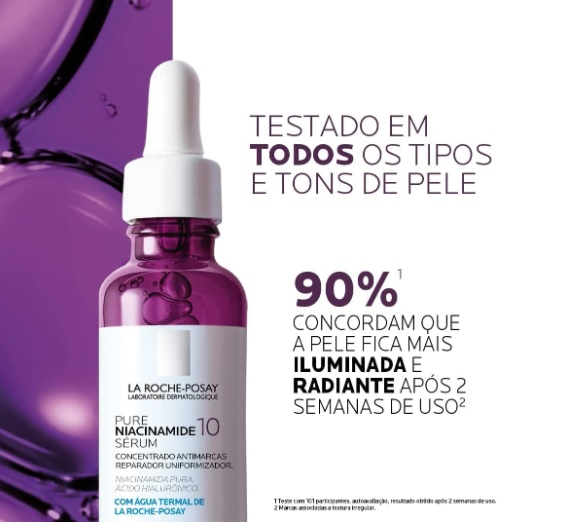 La Roche-Posay Pure Niacinamide 10 Sérum, Concentrado Antimarcas 30ml