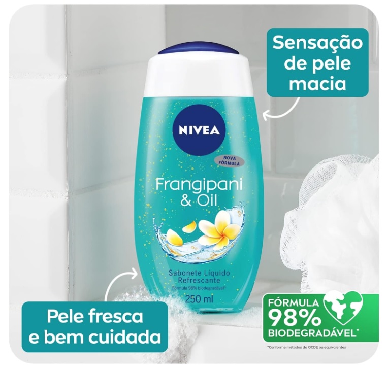 NIVEA Sabonete Líquido Frangipani & Oil 250ml