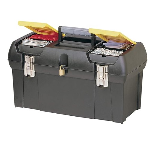 STANLEY Caixa Plástica de Ferramentas com Bandeja Serie e Fechos Metálicos 19 1/4 Pol. 19-013