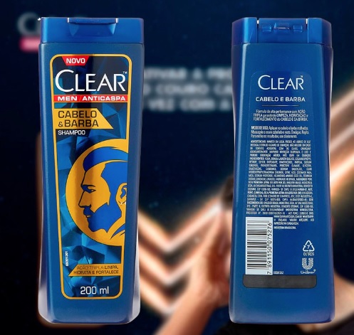 Shampoo Clear Men Cabelo E Barba 200Ml
