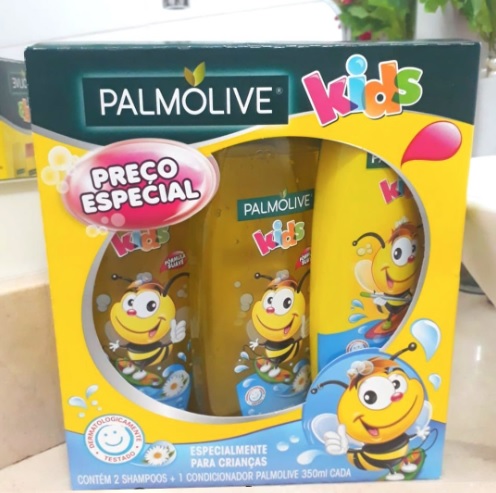 Shampoo e Condicionador Palmolive Naturals Kids Todo Tipo de Cabelo 350ml Promo Leve 2 Shampoos + 1 Condicionador