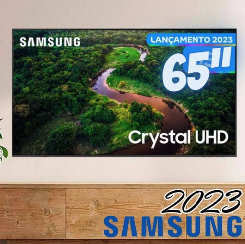 Smart TV 65” UHD 4K LED Crystal Samsung 65CU8000
