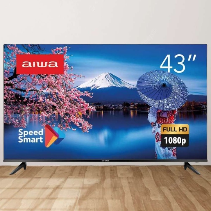 Smart TV Aiwa 43”, Android, Full HD, Borda Ultrafina, HDR10, Dolby Áudio – AWS-TV-43-BL-02-A