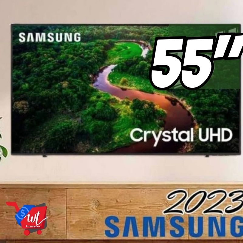 Samsung Smart TV Crystal 55″ 4K UHD CU8000 – Alexa built in, Samsung Gaming Hub, Painel Dynamic Crystal Color
