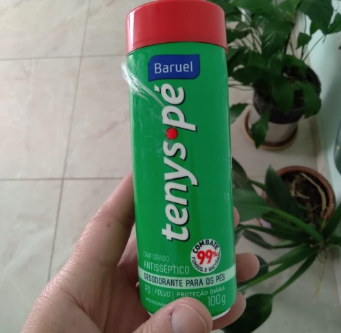 Talco Desodorante Baruel, Tenys Pé, 100 G