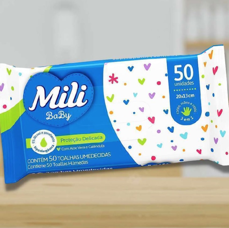 Toalhinha Umedecida, Mili