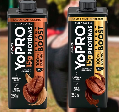 YoPRO Energy Boost Cafeína UHT Capuccino 15g Proteínas 250ml