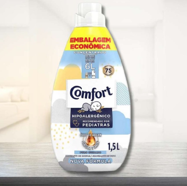 Amaciante Concentrado Comfort Puro Cuidado 1.5L