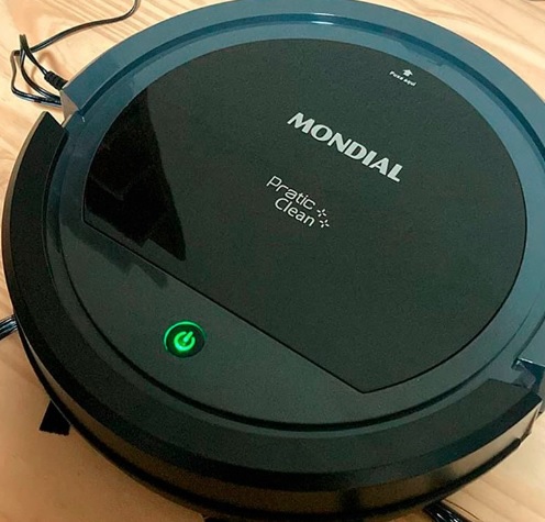 Aspirador de Pó Robô Mondial, Pratic Clean, Bivolt, Cinza/Preto, 30W – RB-11