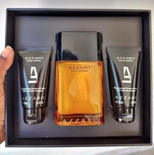 Azzaro Coffret Pour Homme 100 Ml + 2 Loções Corporais 50 Ml