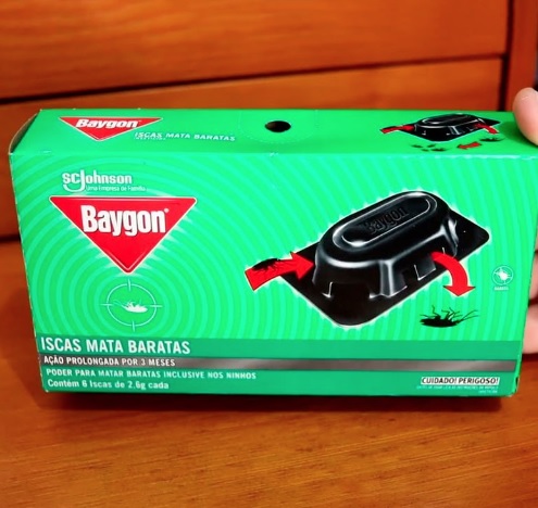 Baygon Inseticida Isca Mata Baratas caixa com 6 unidades