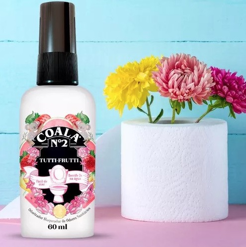 Bloqueador de Odores Sanitários 60ml Coala Tutti Frutti