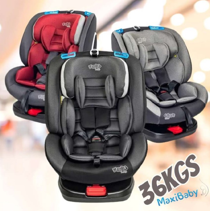 Cadeira de Carro infantil Max360 Isofix 36kgs Maxi Baby (Vermelho)