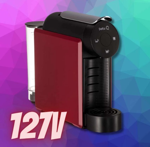 Cafeteira Cápsulas MiniQool Vermelha 127V