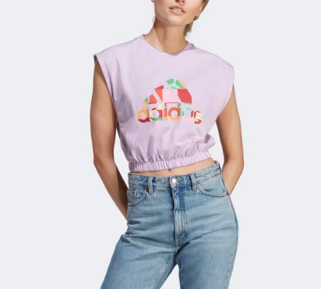 Camiseta Adidas Farm Sem Manga Feminina