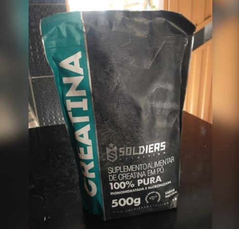 Creatina Monohidratada 500g – 100% Pura Importada – Soldiers Nutrition