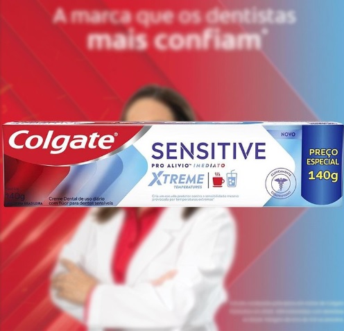 Creme Dental Para Sensibilidade Colgate Sensitive Pro-Alívio Imediato Xtreme Temperatures 140g