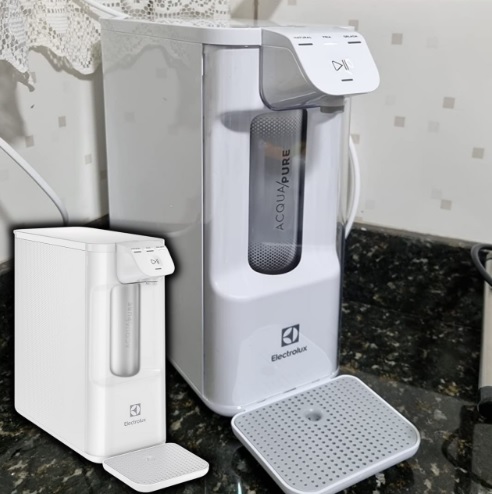 Purificador de Água Pure 4x Electrolux, Natural / Fria / Gelada, Bivolt, Branco – PE12B