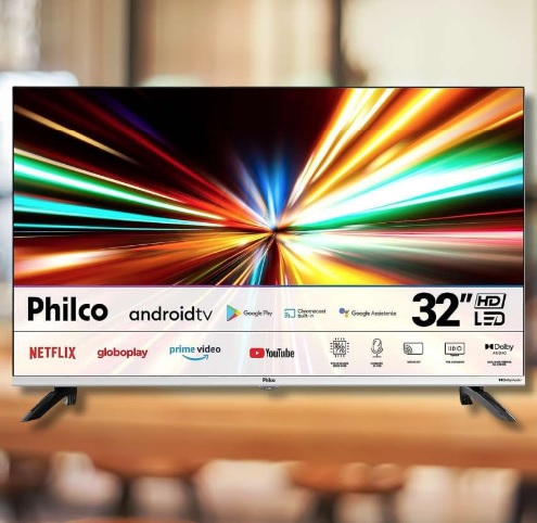 Smart TV Philco Ptv32m8gagcmblh LED Android TV HD 32 110V/220V
