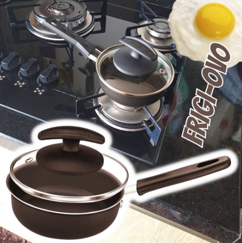 Frigi-ovo Com Tampa Alumínio Fortaleza Preto