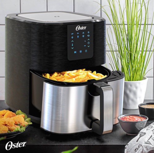Fritadeira Ultra Digital 2 em 1 Inox 4,8L Oster com Painel Touch