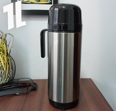 Garrafa Térmica Lúmina Preta 1l
